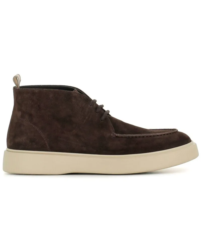 Officine Creative Italia Frame 002 Stiefeletten aus Wildleder - Braun Braun