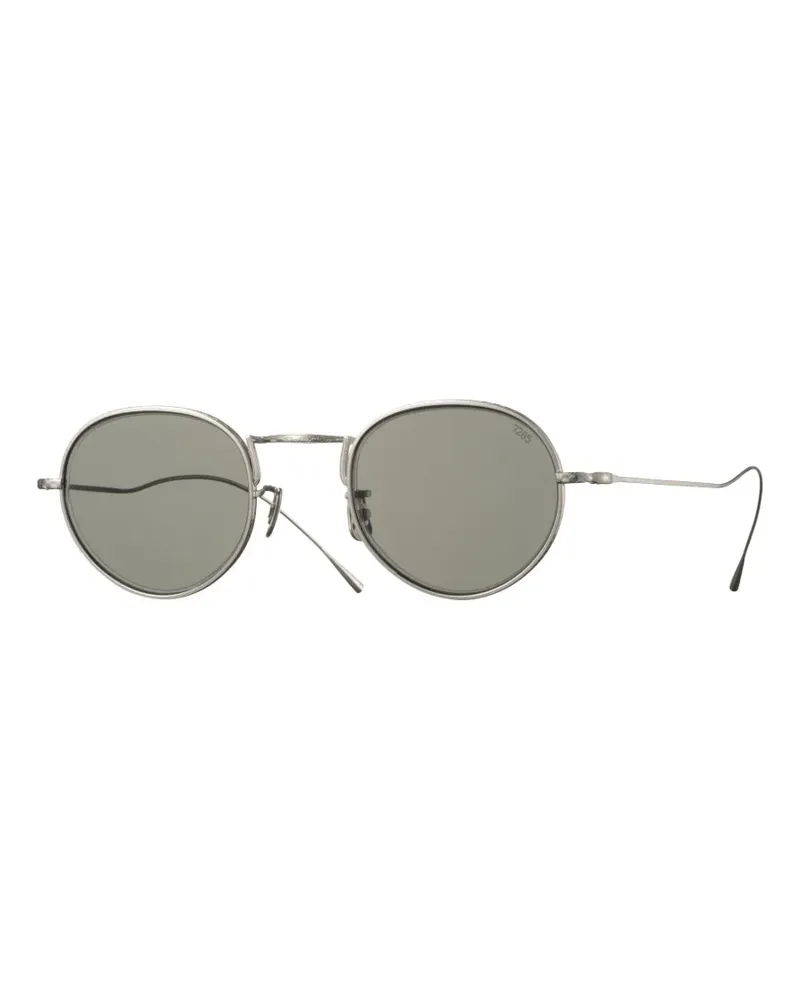 EYEVAN 7285 194 Sonnenbrille mit rundem Gestell - Silber Silber