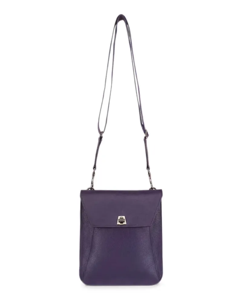 Akris Kleine Anouk Kuriertasche - Violett Violett