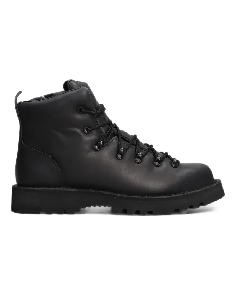 Yohji Yamamoto lace-up ankle boots - Schwarz Schwarz