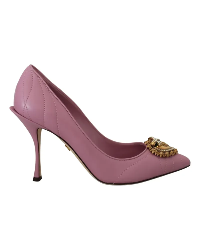 Dolce & Gabbana Gesteppte Devotion Pumps - Rosa Rosa
