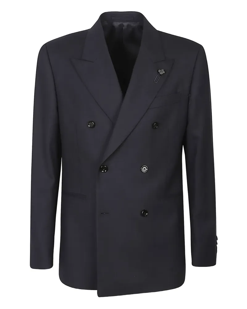 LARDINI Doppelreihiger Anzug - Blau Blau