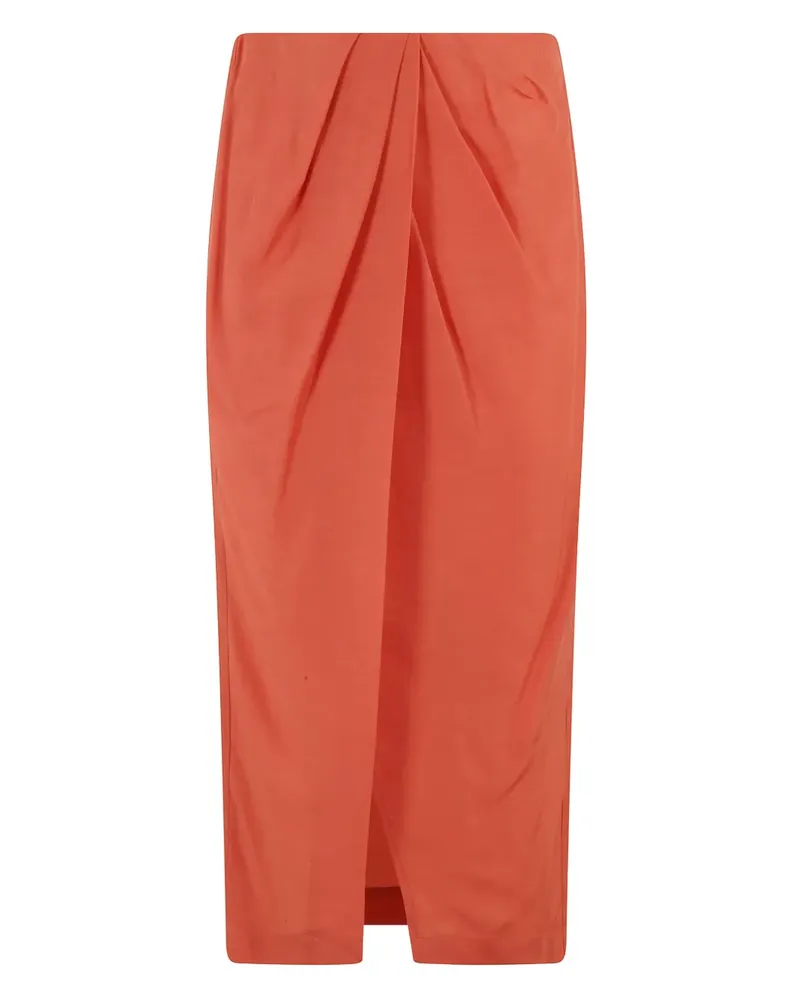 TELA Drapierter Rock - Orange Orange
