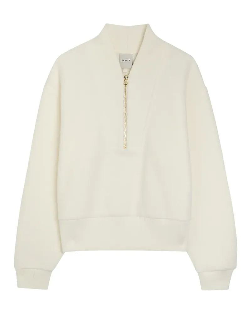 Varley Mumford zip sweater - Nude Nude
