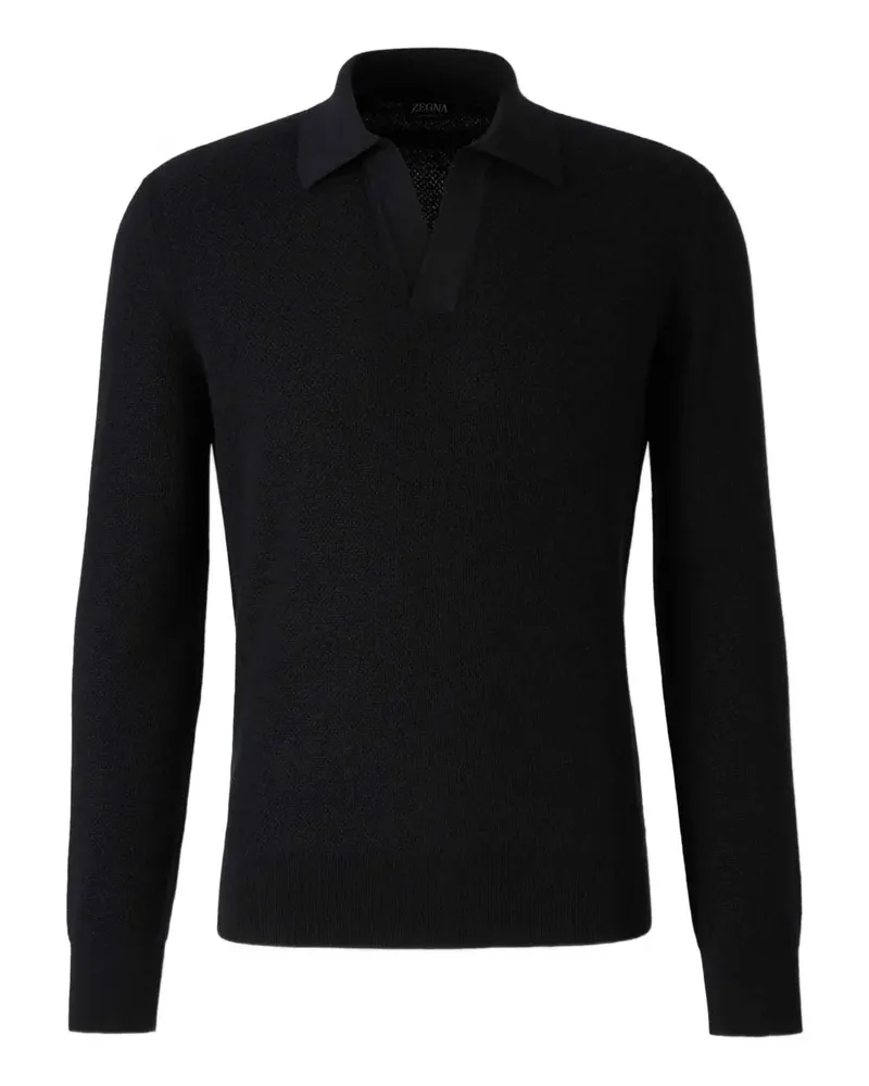 Ermenegildo Zegna cashmere-blend jumper - Schwarz Schwarz