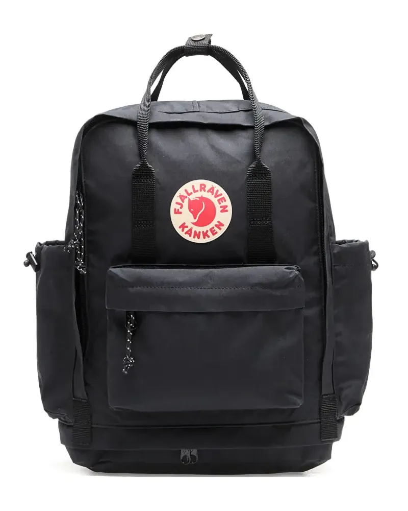 Fjäll Räven Kånken Outlong logo-patch backpack - Schwarz Schwarz