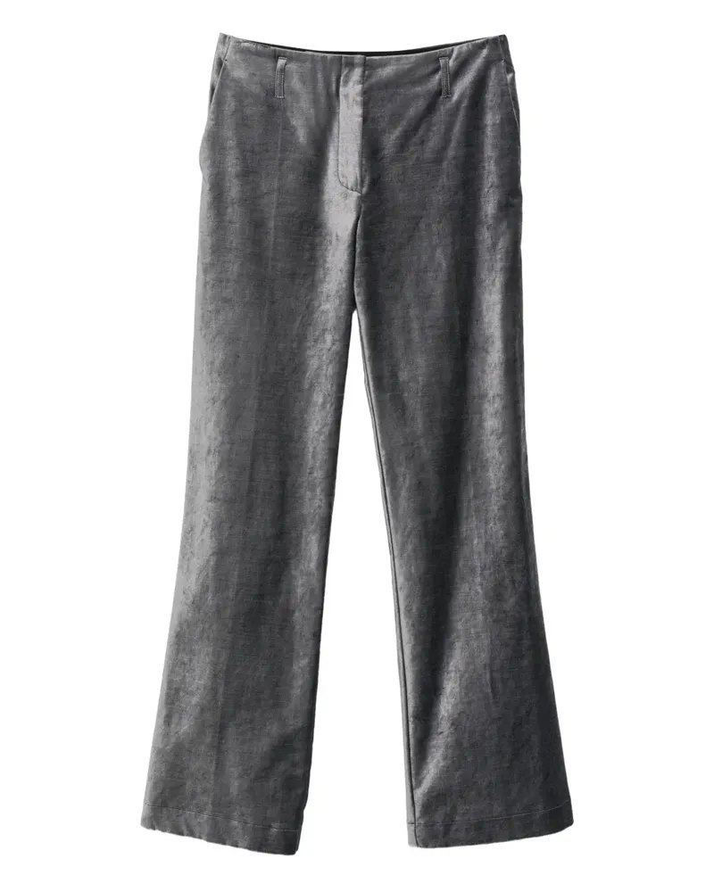forte_forte Hose aus Samt - Grau Grau