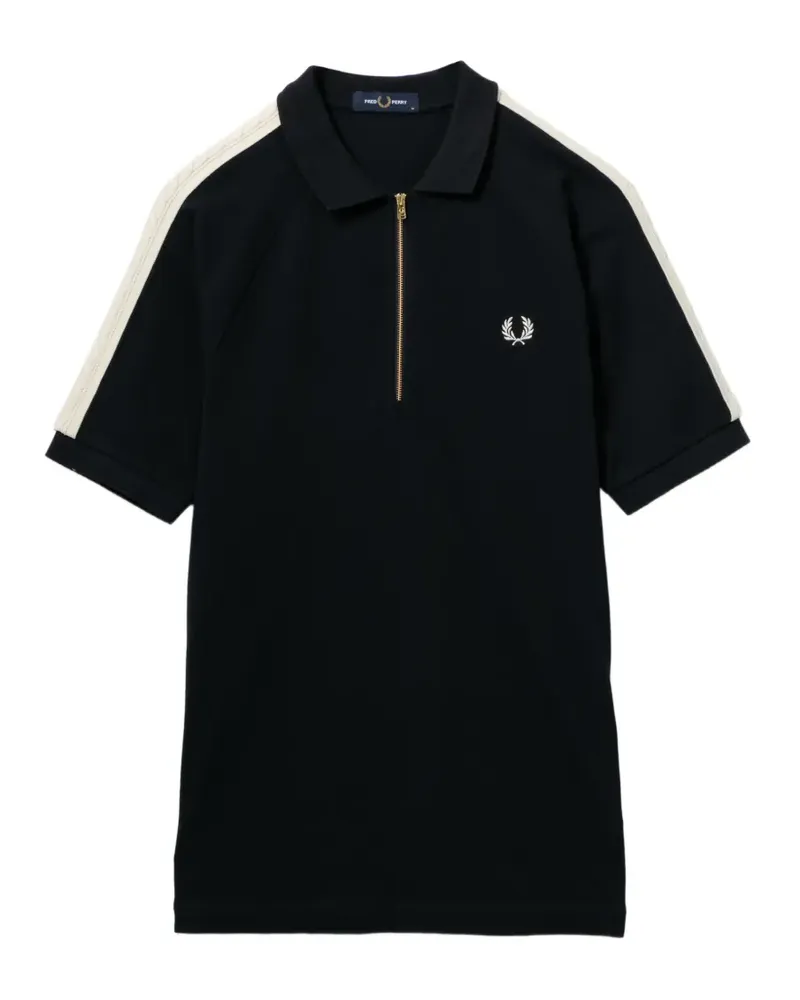 Fred Perry Poloshirt mit Logo-Stickerei - Blau Blau