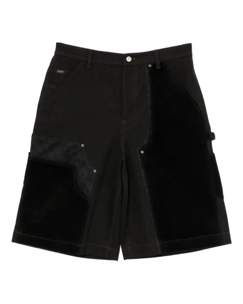 Andersson Bell Shorts aus Faux Pony - Schwarz Schwarz
