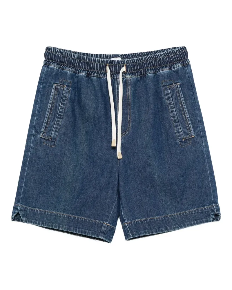 Eleventy Jeans-Shorts mit Kordelzug - Blau Blau