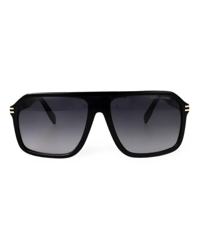 Marc Jacobs Sonnenbrille im Oversized-Look - Schwarz Schwarz