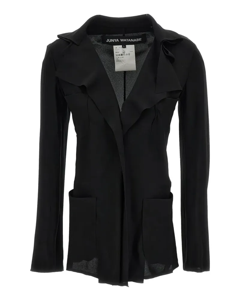 Junya Watanabe ruffled-detail blouse - Schwarz Schwarz