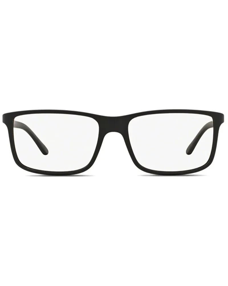 Ralph Lauren Brille mit eckigem Gestell - Schwarz Schwarz