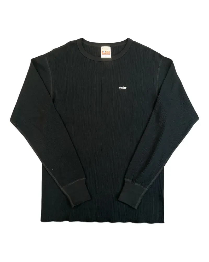 SAINT MXXXXXX Klassisches Sweatshirt - Schwarz Schwarz