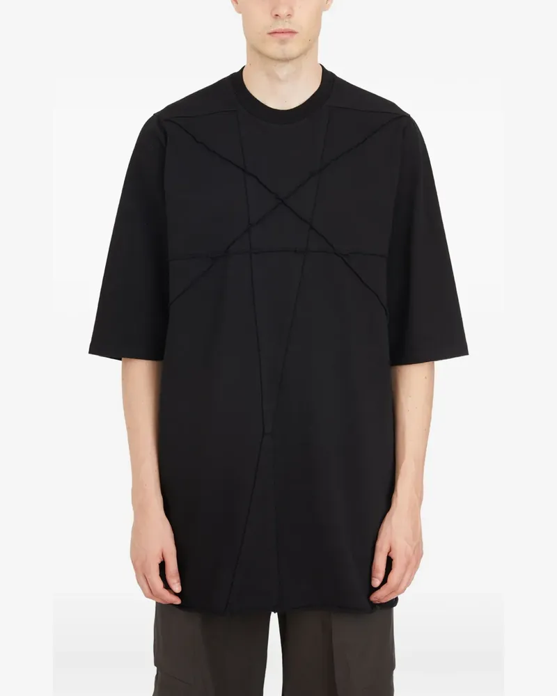 Rick Owens oversized T-shirt - Schwarz Schwarz