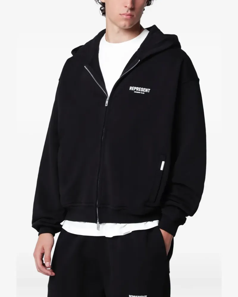 REPRESENT Hoodie mit Owners Club-Print - Schwarz Schwarz