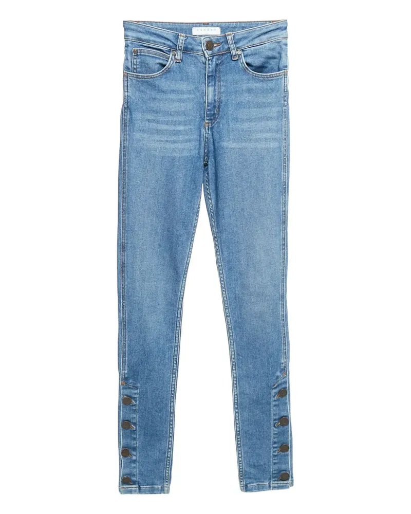Sandro Jeans mit Knopfverschluss - Blau Blau