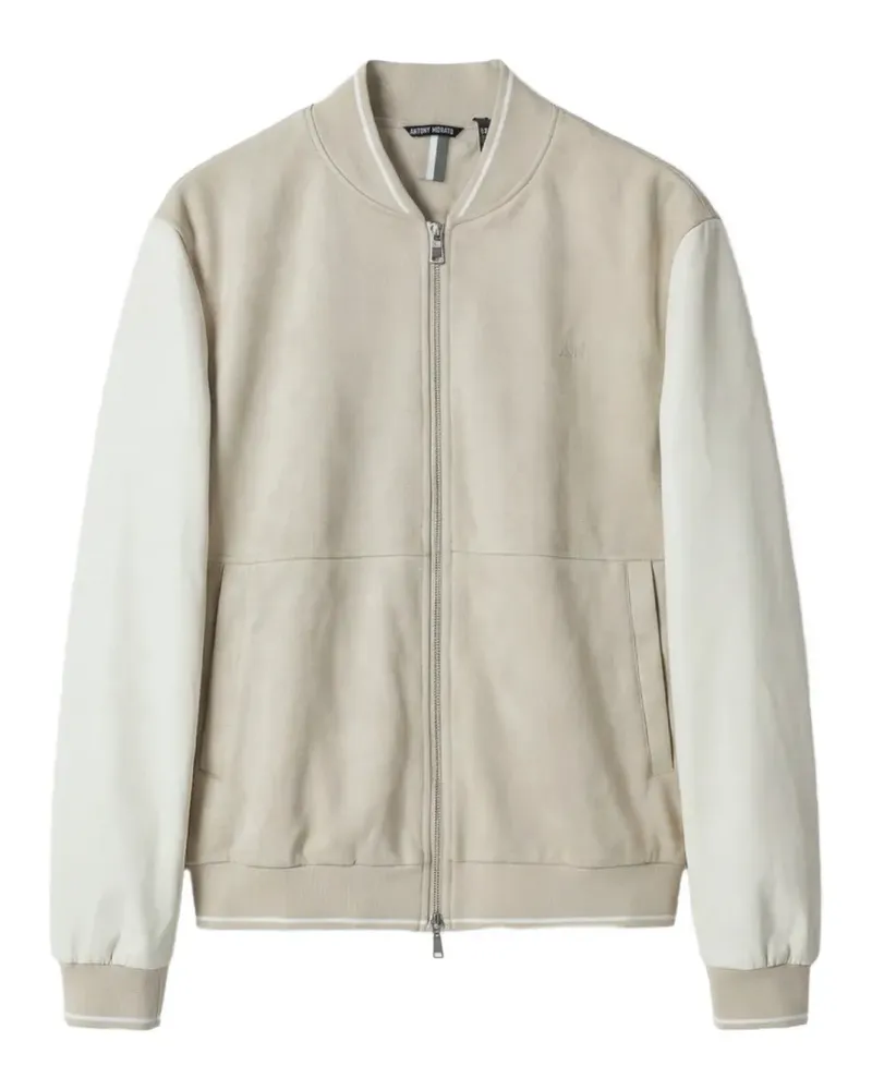 Antony Morato panelled bomber jacket - Nude Nude