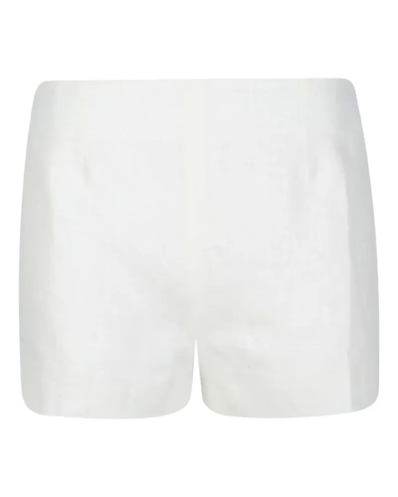 Faithfull The Brand zip shorts - Weiß Weiß