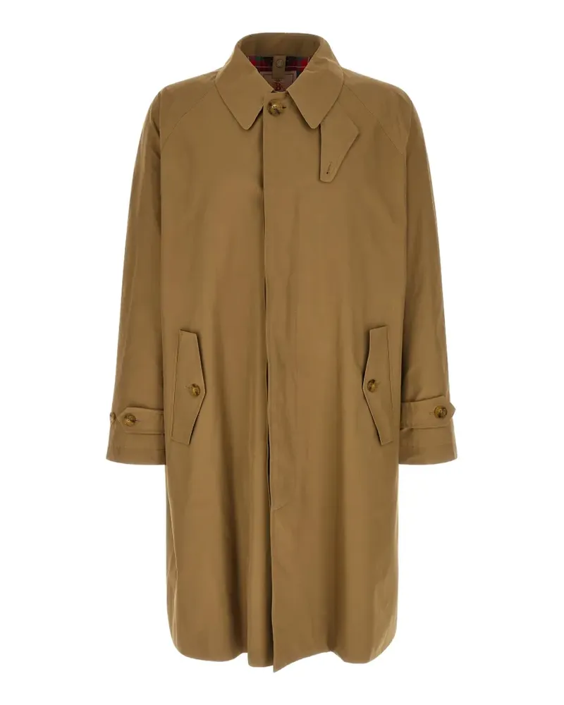 Baracuta flap-pocket buttoned coat - Nude Nude