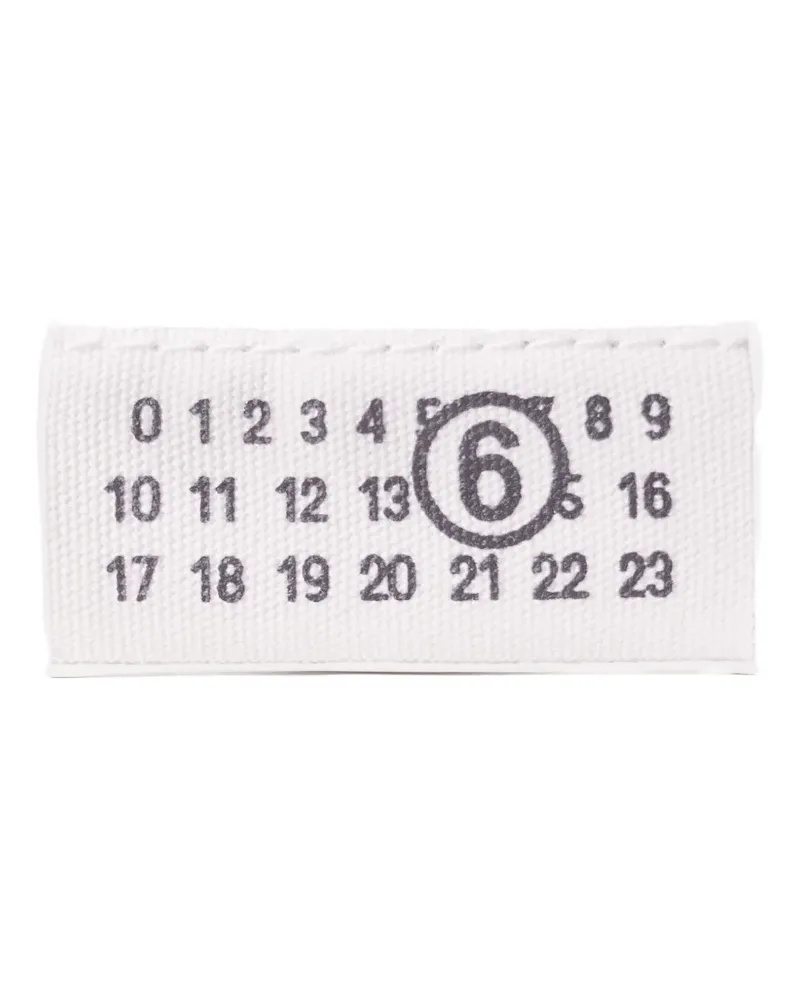 Maison Margiela Numeric Clutch - Weiß Weiß
