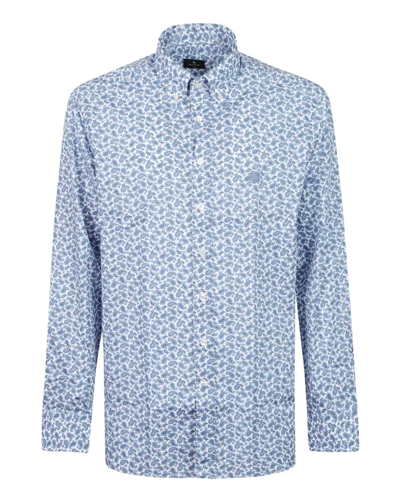 Etro Paisley-print button-down shirt - Weiß Weiß