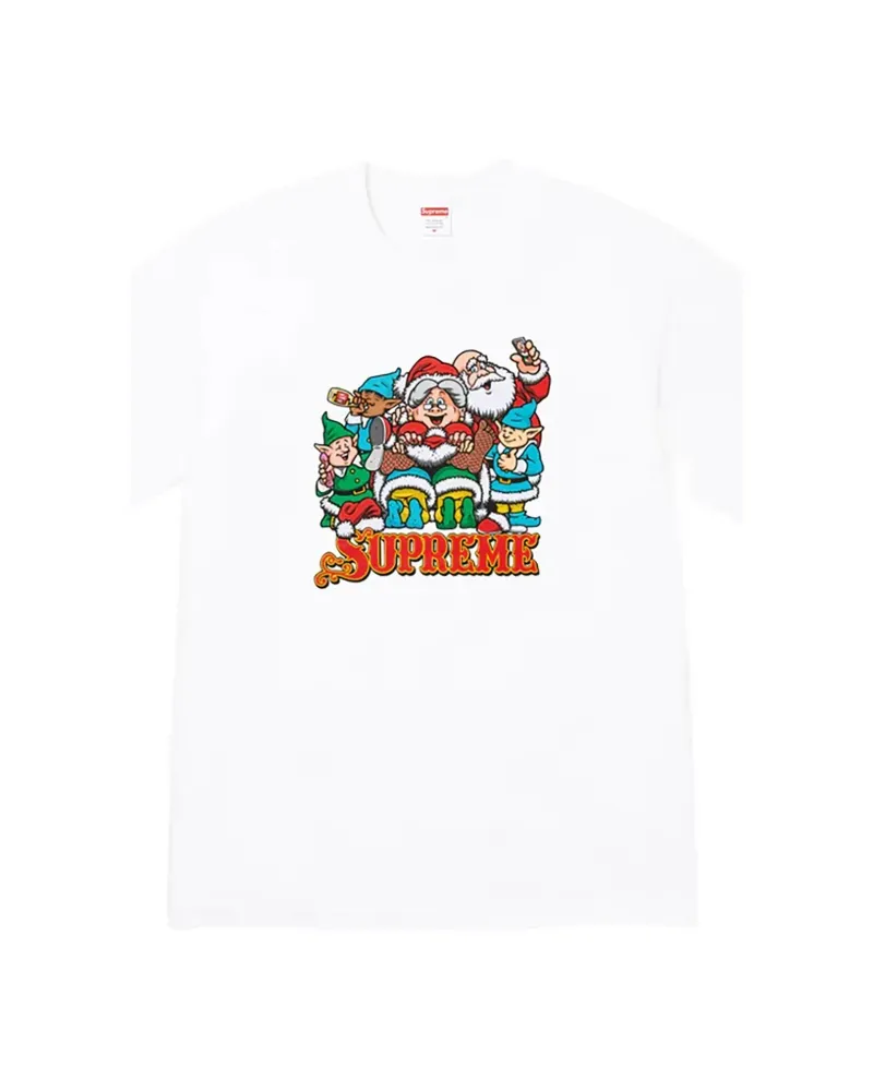 Supreme Being Naughty T-Shirt mit rundem Ausschnitt - Weiß Weiß