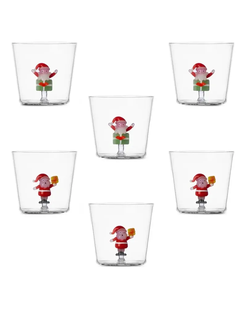 Ichendorf Milano Santa Claus Gläser (6er-Set) - Weiß Weiß