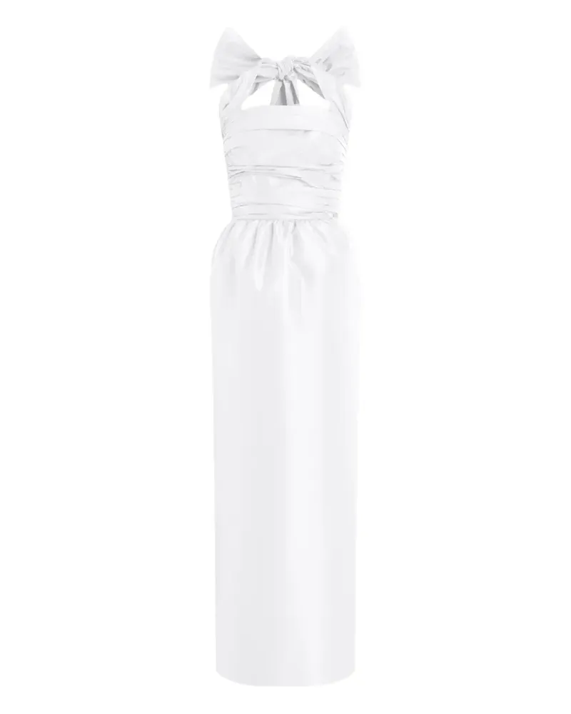 Patou Maxikleid mit Neckholder - Weiß Weiß