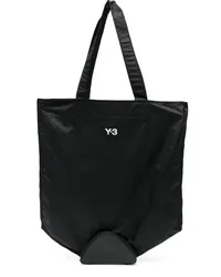 Y-3 Pckbl Shopper mit Logo-Print Schwarz