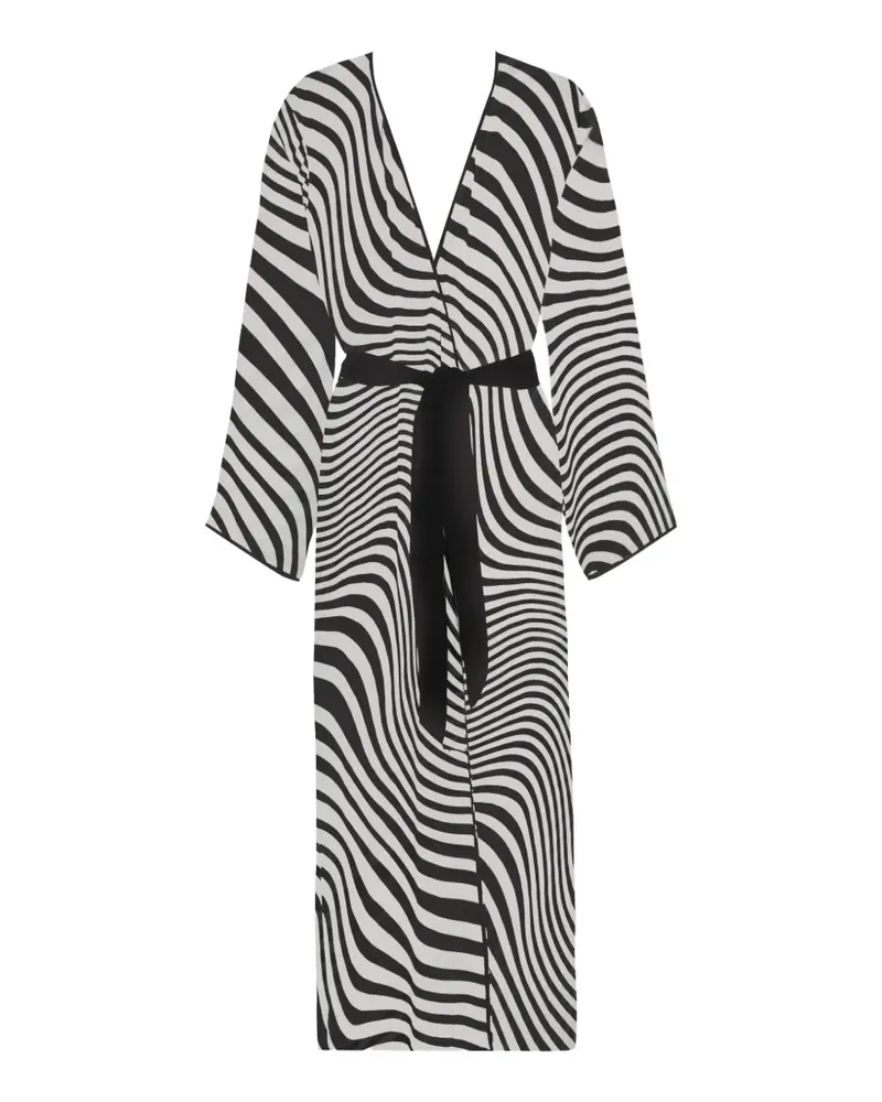 Maison Close Fever Kaftan - Schwarz Schwarz