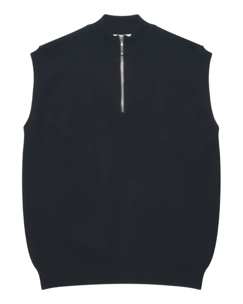 Ernest W. Baker knitted sleeveless sweater - Blau Blau