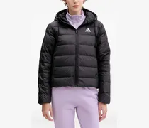 Kapuzenjacke mit Logo - Schwarz