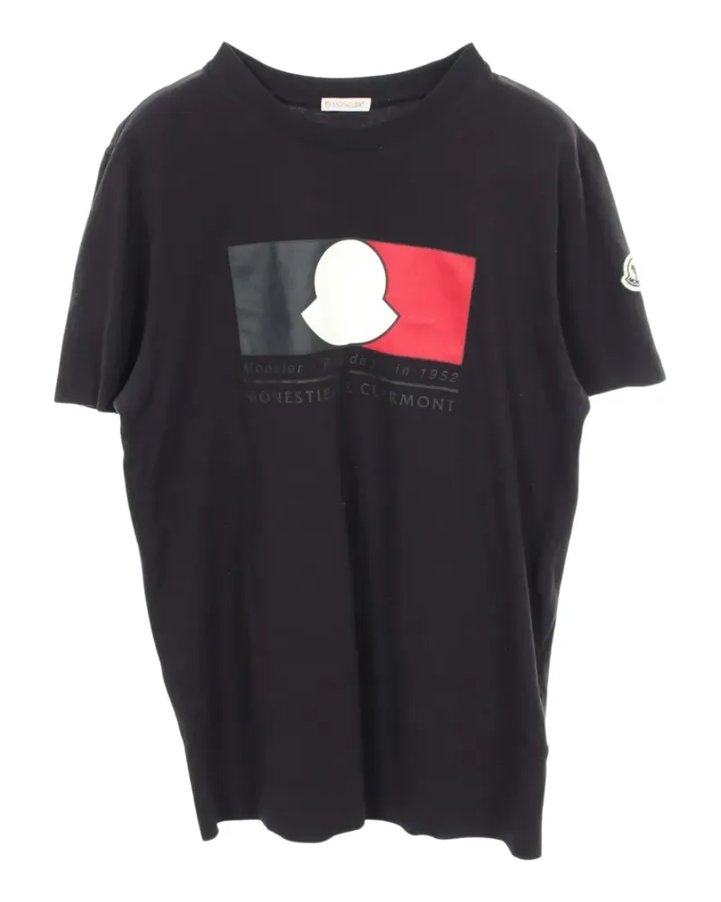 Moncler 2010s logo-print T-shirt - Schwarz Schwarz