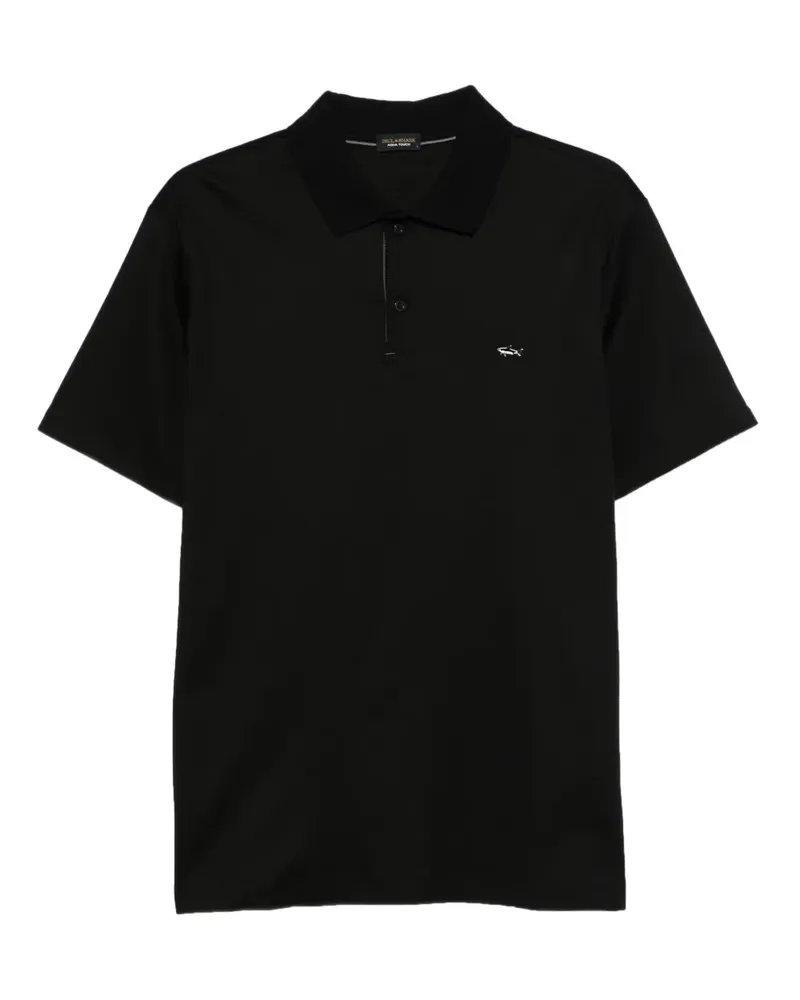Paul & Shark Poloshirt mit kurzen Ärmeln - Schwarz Schwarz