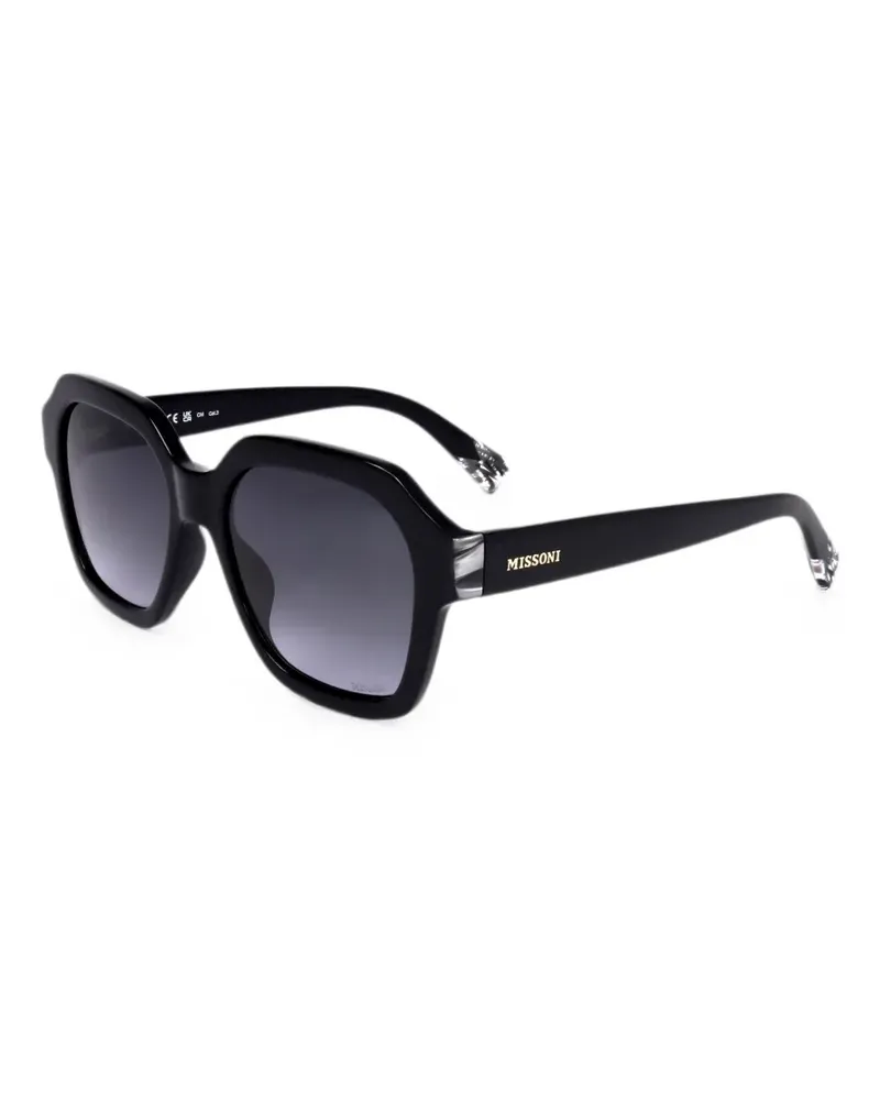 Missoni geometric-frame sunglasses - Schwarz Schwarz