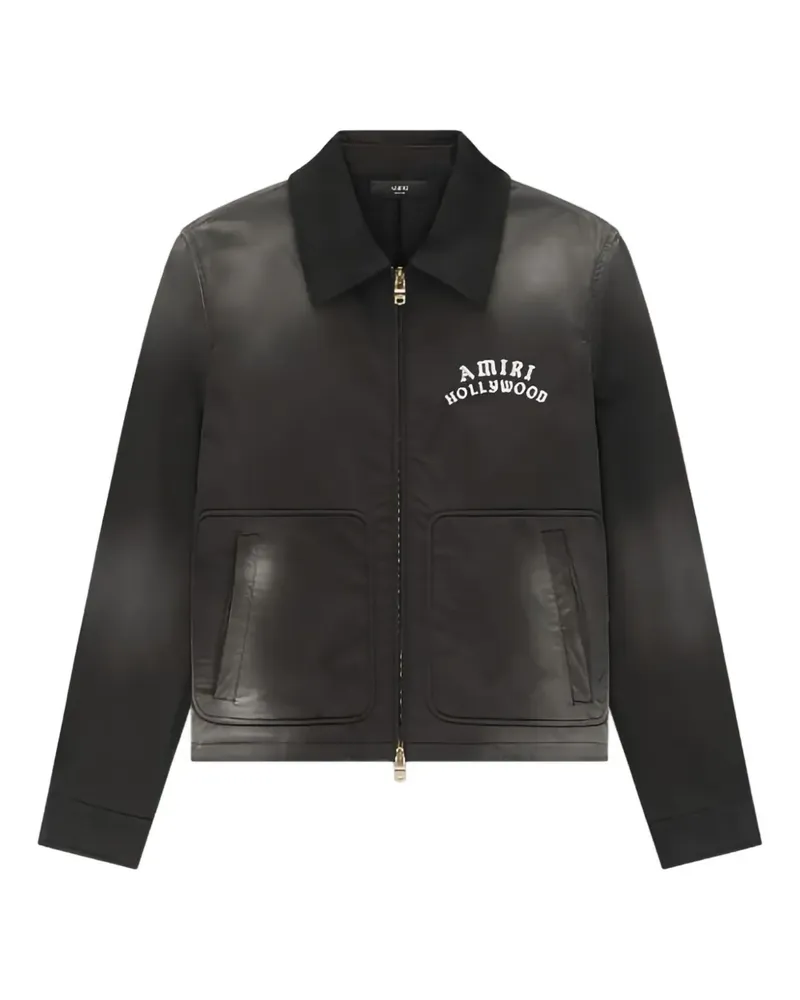 Amiri Jacke mit Logo-Detail - Schwarz Schwarz