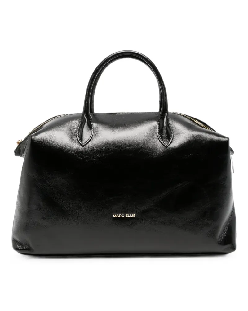MARC ELLIS leather tote bag - Schwarz Schwarz