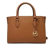 Becca Tote Bag mit Logo-Anhänger - Braun