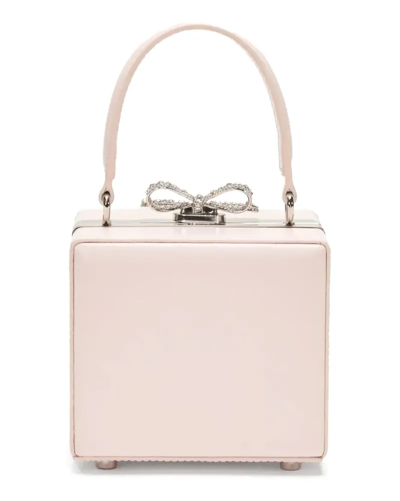 Self-Portrait Tote Bag mit Kristallschleife - Rosa Rosa