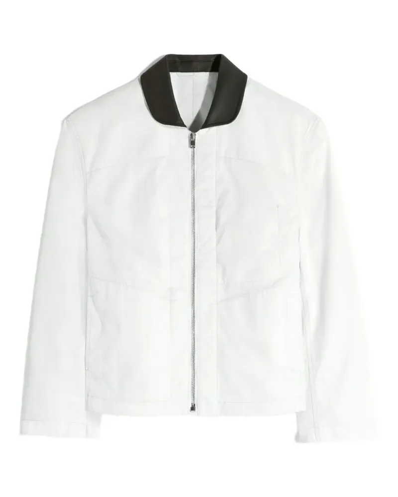 Christophe Lemaire Jacke mit Reißverschluss - Weiß Weiß