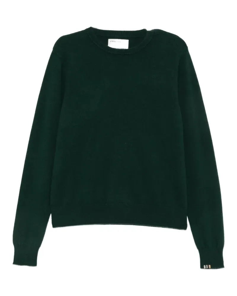 extreme cashmere Be Classic crew-neck sweater - Grün Grün