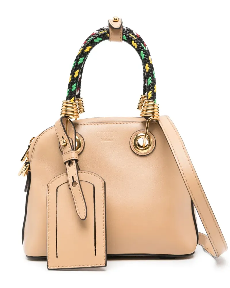 Moschino Handtasche aus Leder - Nude Nude