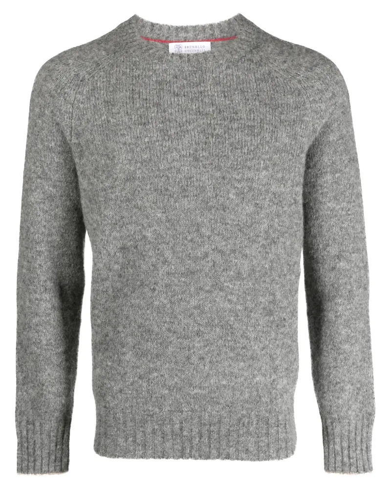 Brunello Cucinelli Pullover mit rundem Ausschnitt - Grau Grau