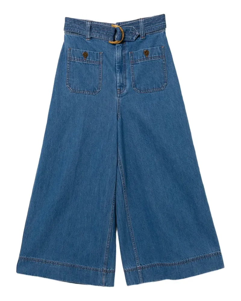 Zimmermann Culottes aus Denim - Blau Blau