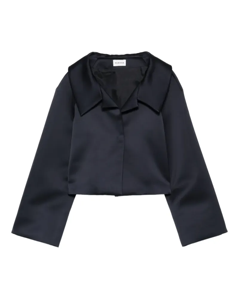 P.A.R.O.S.H. P.A.R.O H. wide-sleeve cropped jacket - Schwarz Schwarz