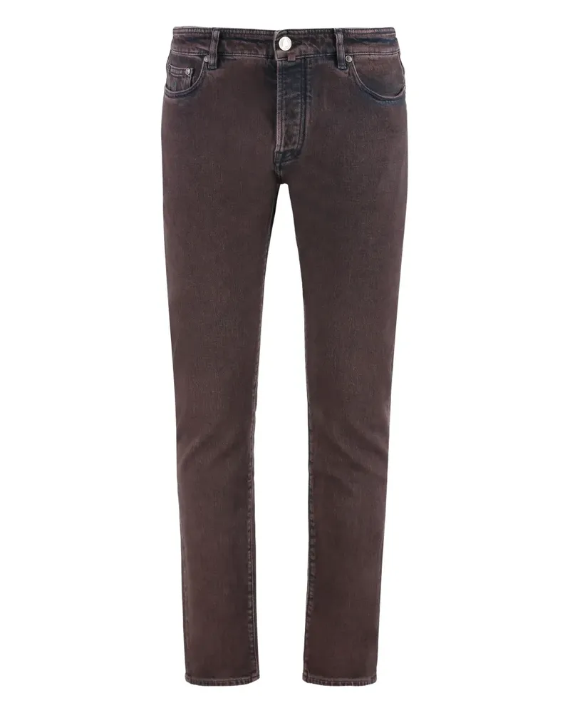 MOORER Five-Pocket-Hose - Braun Braun