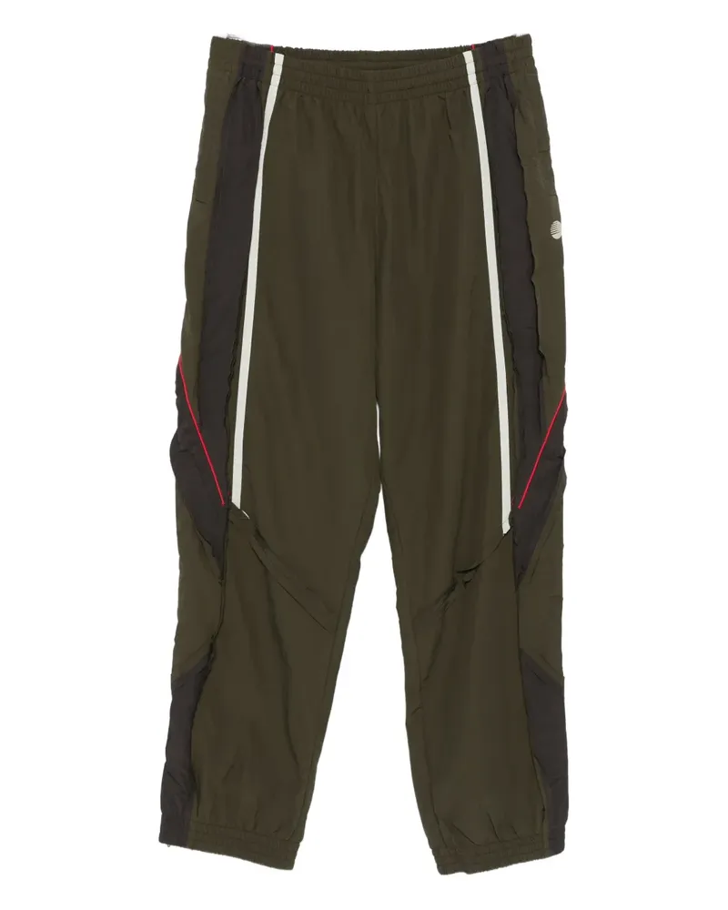 Martine Rose layered panel track pants - Grün Grün