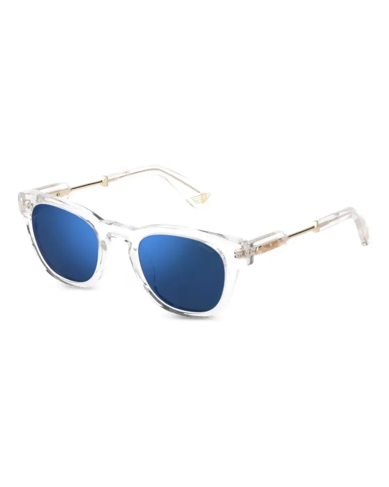 Police round-frame sunglasses - Weiß Weiß