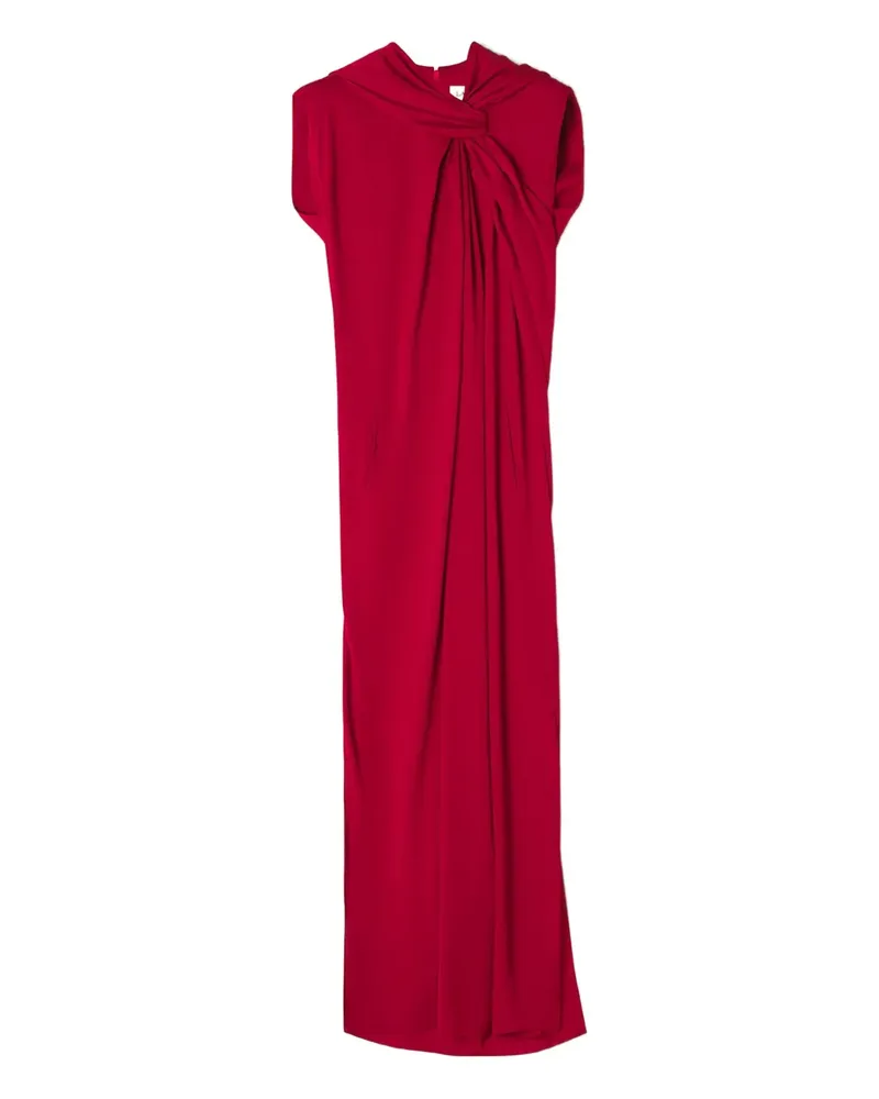 Lanvin Drapiertes Maxikleid - Rot Rot